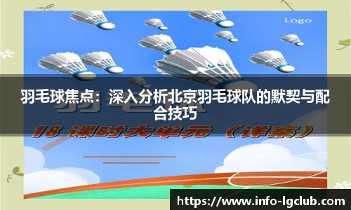 羽毛球焦点:深入分析北京羽毛球队的默契与配合技巧